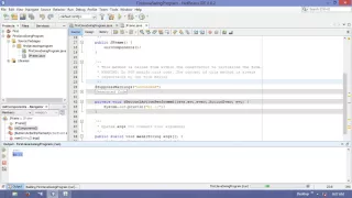 java swing framework hello-world netbeans