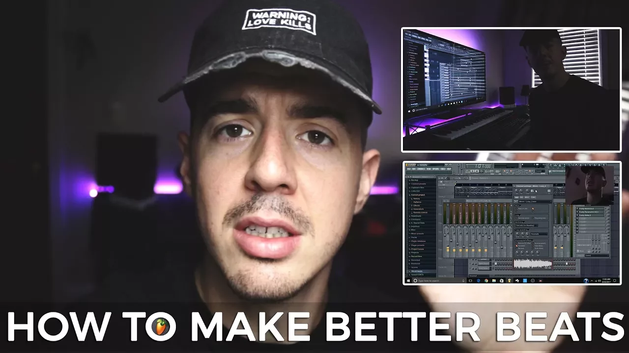 HOW TO MAKE BETTER BEATS - FL Studio Tutorial (WITH BONUS DRUM KIT) - Kyle Beats