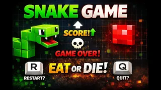 I Built a Snake Game Using Only Python No Game Engine