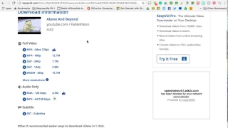Downloading Files with KeepVid