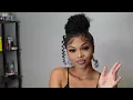 Double Frontal Ponytail Install FIRST TIME