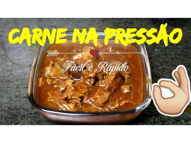 CARNE DE PANELA NA PRESSÃO / RECEITA FÁCIL
