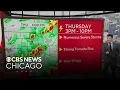 Tracking severe storms expected for Chicago area Thursday afternoon