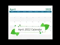 April 2022 Calendar Printable with Holidays