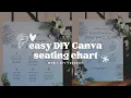 DIY Wedding Seating Chart Easy and Affordable