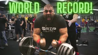 World Record Biceps Curl 180 KG !!! (396 Lbs)