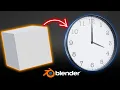 Create a Clock in Blender in 1 Minute
