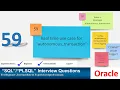 Oracle PL SQL interview question oracle pragma autonomous transaction real time use case