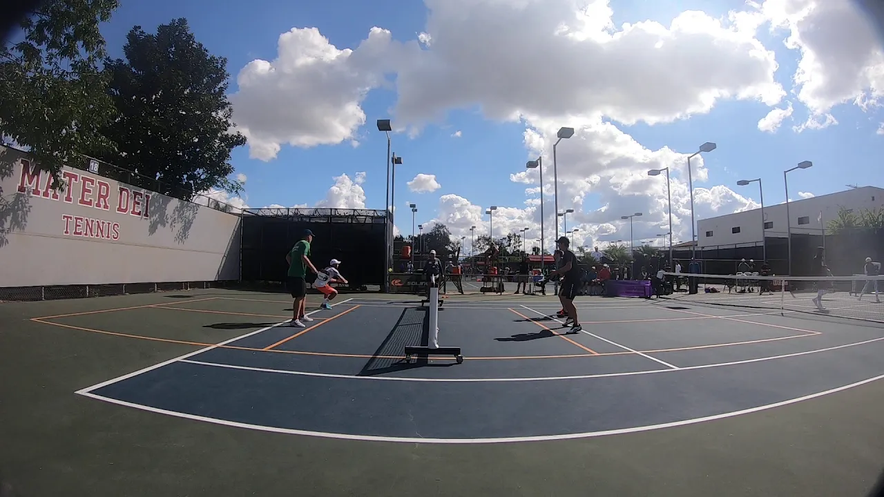2020 Pickleball Cal Open Day3 Men's Doubles Morgan Evans Ernesto Fajardo Aaron Nissen Sean Rickard 2