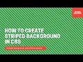 How to create striped background in css