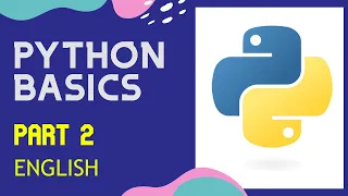 Python Basics - variable operators print PART 2 Python course in ENGLISH learn python