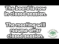 Board of Education Meeting August 12 2026
