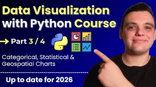 Data Visualization with Python Course 2026 - Part 3 Categorical Statistical Geospatial Charts