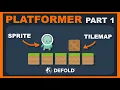 Platformer Defold Tutorial 1 - Sprites Tilemaps Basic Setup