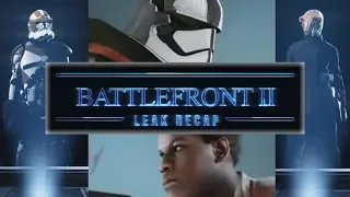 Battlefront 2 LEAKS All New Skins Last Jedi DLC Finn Leak Recap