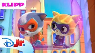 Omringet av bobler | SuperKattungene | Disney Junior Norge