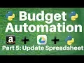 Budget Automation in Python -