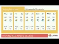 Weather in Minneapolis Minnesota - Thursday Jan 29 2026