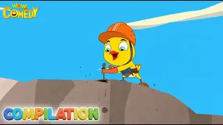 Eena ka ice skating | Eena meena Deeka | Nonstop Funny Chase Cartoon