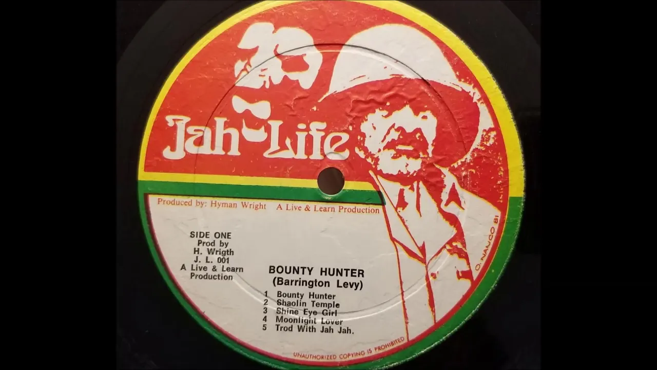 Barrington Levy - Bounty Hunter - Jah Life LP - 1979