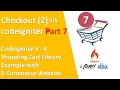 Codeigniter checkout part 2 Codeigniter Shopping Cart using Ajax JQuery Cart library with ajax
