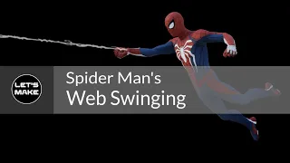 lets make spider mans web swinging