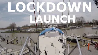 Launch a Sailboat Covid Style! Episode 133 – Lady K Sailing