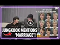 Lagu A Moment That Shook the Internet… Jungkook Says “Marriage” Beside Jin
