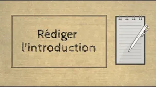 Réussir l'intro de la dissertation