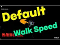SET PLAYERS DEFAULT WALK SPEED no scripting Roblox Studio Tutorial
