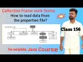 Collection frame work series - Properties class and how to read data from the properties file