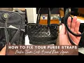 How to Fix Bag Straps Glazing Give Your Purse a Second Life
