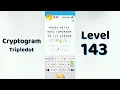 Cryptogram Tripledo Level 143 Solutions Logic Puzzle Game Mini Boss