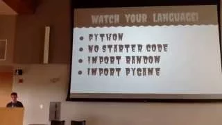 13 year-old created text adventure game in Python presentation