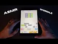 ASMR Playing Wordle for the 1st Time Relaxing Game Play