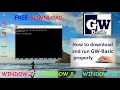 How To Download Install and Run GW BASIC on Windows 7 Windows 8 and Windows 10