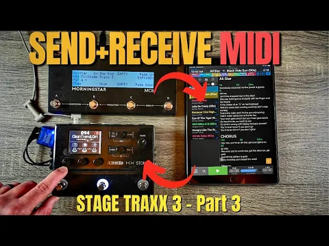 Download MP3 How to SEND & RECEIVE MIDI with iPad APP - Stage Traxx 3 - Part 3