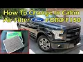 How To Change In Cabin Air Filter On Ford F150 2015 - 2020