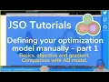 JuliaSmoothOptimizers Tutorials - Defining your optimization model manually