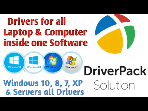Download MP3 How to download and install drivers for all Laptop and Computer || How to use Driver Pack Solution