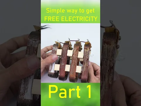 Simple way to get FREE ELECTRICITY part 1