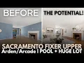 HUGE Potential 4 Bed Pool Fixer Upper on Over Acre in Sacramento