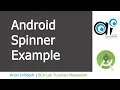 Android Spinner Example