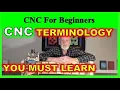 MUST KNOW BASIC TERMS - Get to know CNC Terminology Router Laser CNC For Beginners