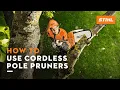 Download Lagu STIHL HTA 65 \u0026 HTA 85 | Cordless pole pruners | Instruction