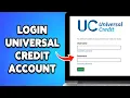 How To Login Universal Credit Account 2024 Universal Credit Sign In Tutorial