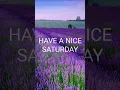 Good Morning Happy Saturday Have a blessed Weekend