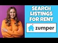 How To Search Listings For Rent On Zumper Step By Step Guide - Zumper Tutorial