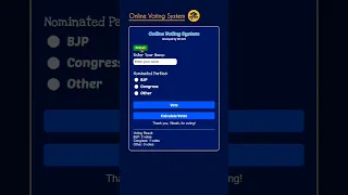 Online Voting System