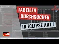 SAP Tabellen durchsuchen in Eclipse ADT SE16N Alternative Data 3 Wege deutsch